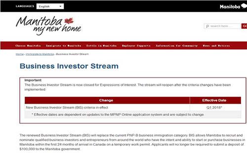 2018加拿大曼省投资移民新政策是怎样的 跟旧政策有啥差别